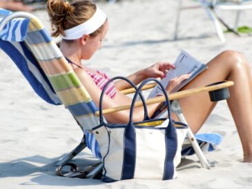 beach, sand, girl, shore, sunbathing, nature, summer, beach chair, reading, bikini, holiday, woman, relaxing, resting, seashore